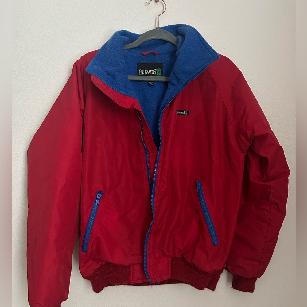 Vintage Fieldmaster Fleece Shell Zip Up Jacket‎ Mens Medium